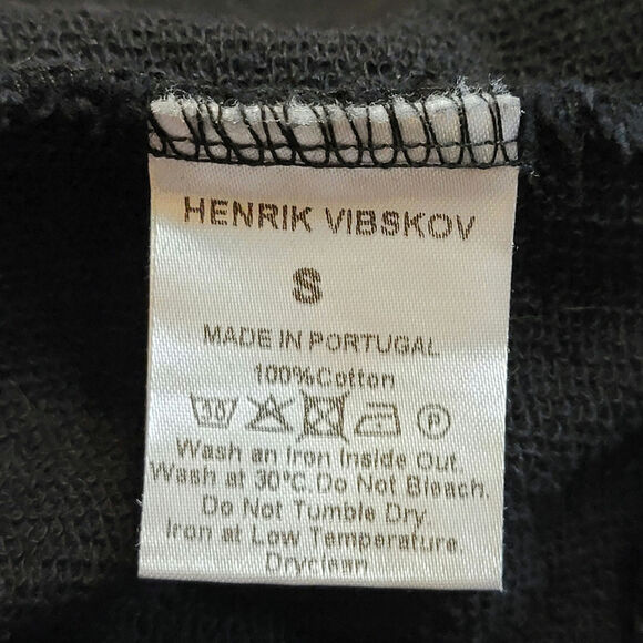 Henrik Vibskov Moon Embroidered Sweatshirt Pullover Relaxed Fit Designer Size S - Picture 11 of 12